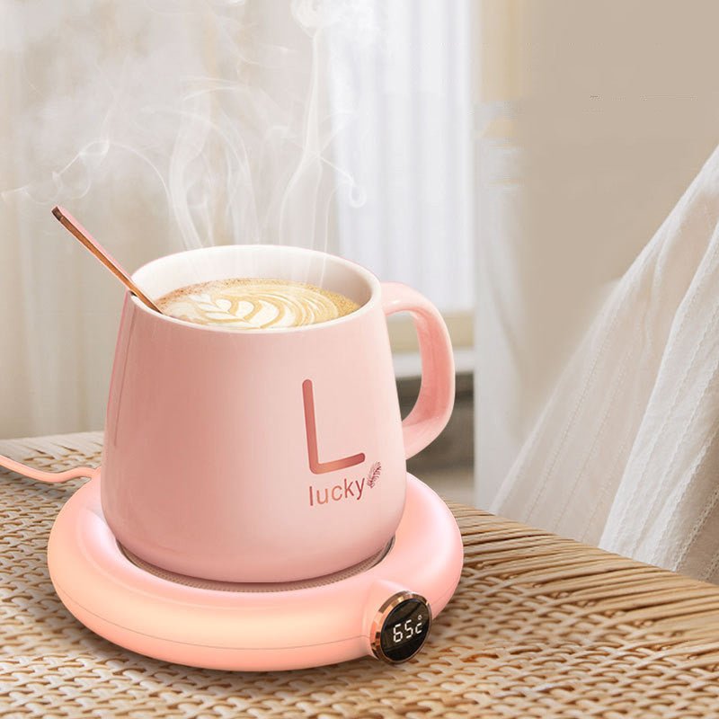 Product Title:Coffee Mug Warmer
Color:pink,black

Material:Ceramic Plate
Main Feature:Keeps coffee warm

Target User:  Coffee Lovers

Optional Keyword:coffee mug heater
